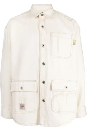 Musium Div. Long-sleeve button-fastening shirt
