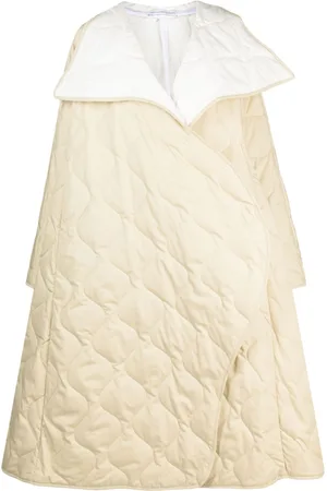 Niccolo Pasqualetti Asymmetric diamond-quilted coat