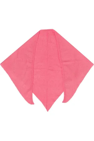 Cashmere In Love Aman triangle fine-knit scarf
