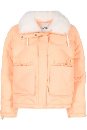 YVES SALOMON Concealed-fastening padded jacket