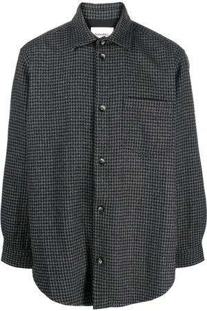 Nanushka Matize houndstooth shirt