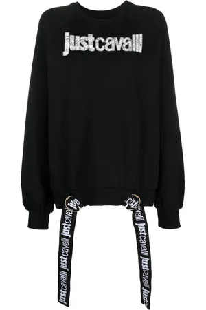 Roberto Cavalli Logo-print cotton sweatshirt