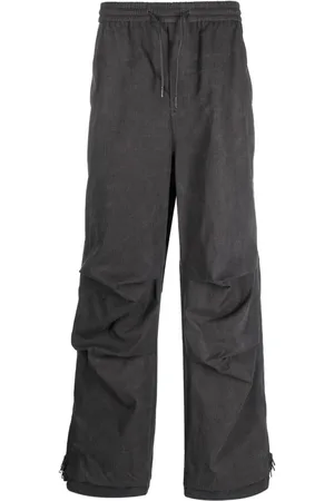 JUUN.J Waffle-effect drawstring track pants
