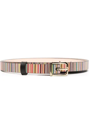 Paul Smith Striped leather belt