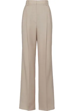 Prada High-rise pleated trousers