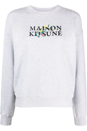 Maison Kitsuné Logo-print cotton sweatshirt