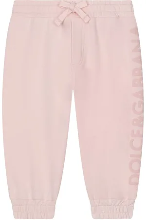 Dolce & Gabbana Flocked-logo drawstring track trousers
