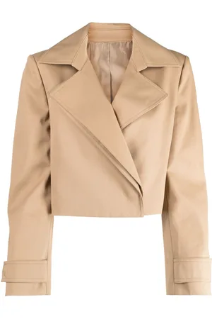JUUN.J Notched-lapel cropped jacket