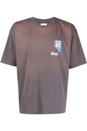Rhude O2 Off-Road print cotton T-shirt