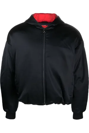 FERRARI Hooded bomber jacket