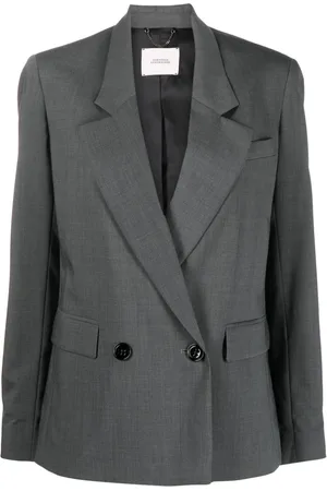 Dorothee Schumacher Double-breasted virgin wool-blend blazer