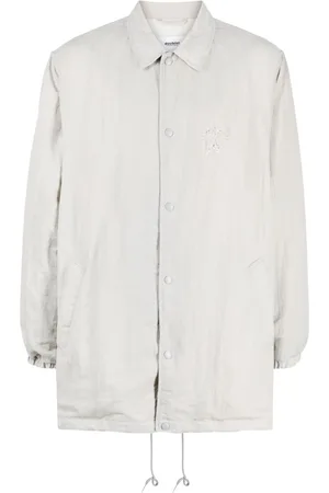 DOUBLET Logo-embroidered shirt jacket