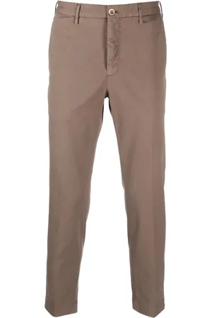 Incotex Low-rise straight-leg trousers