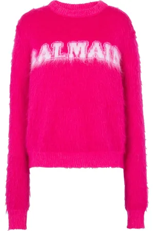 Balmain Logo-jacquard jumper