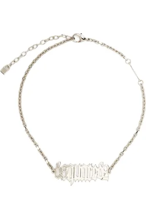 Dsquared2 Logo-plaque polished necklace