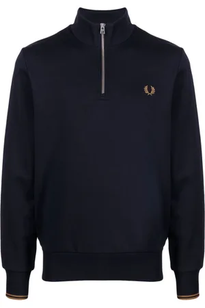 Fred Perry Logo-embroidered cotton sweatshirt