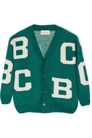 Bobo Choses Logo-jacquard cardigan