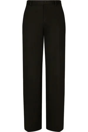 Dolce & Gabbana Pressed-crease tailored-cut trousers