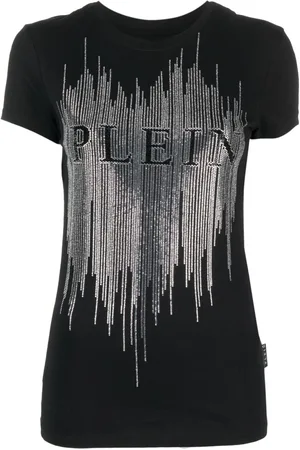 Philipp Plein Crystal-embellished logo T-shirt