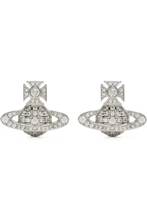 Vivienne Westwood Orb crystal-embellished stud earrings