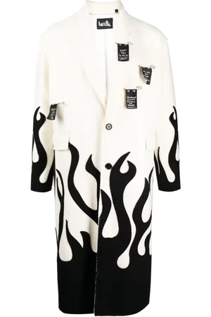 HACULLA Up In Flames single-breasted wool coat