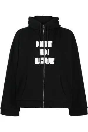 Natasha Zinko Text-print hooded jacket