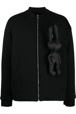Natasha Zinko Rabbit-appliqué bomber jacket