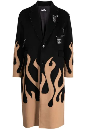 HACULLA Up In Flames single-breasted wool coat