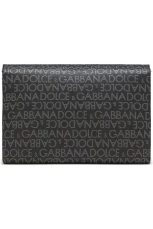 Dolce & Gabbana Logo-print leather shoulder bag