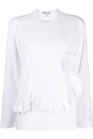 Comme des Garçons Ruffle-detail long-sleeved T-shirt