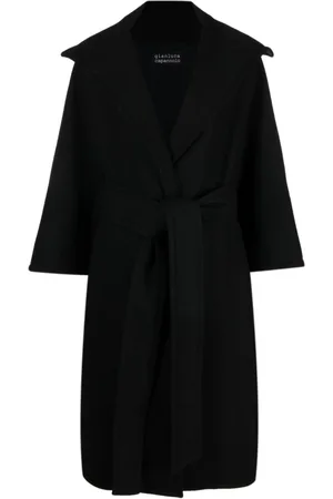 GIANLUCA CAPANNOLO Single-breasted belted coat