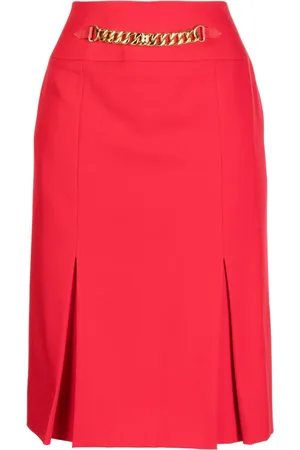 Céline 1990-2000s chain-detailed midi skirt