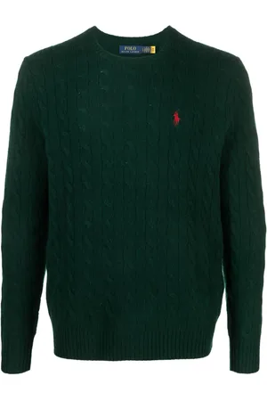 Ralph Lauren Polo Pony-motif cable-knit jumper