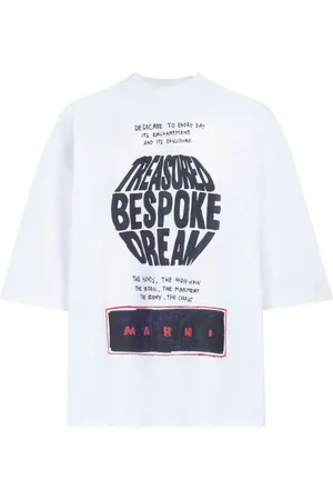 Marni Slogan-print cotton T-Shirt