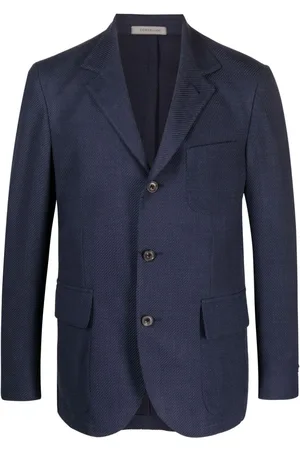 corneliani Single-breasted knitted blazer