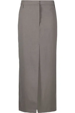 REMAIN Front-split maxi skirt