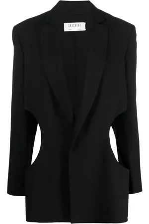 Gauchere Cut-out single-breasted blazer