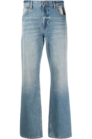 Gauchere Cut-out straight-leg jeans