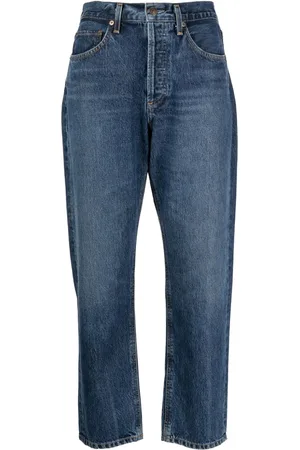 AGOLDE High-rise cropped jeans