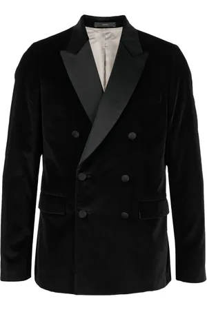 Paul Smith Double-breasted cotton blazer