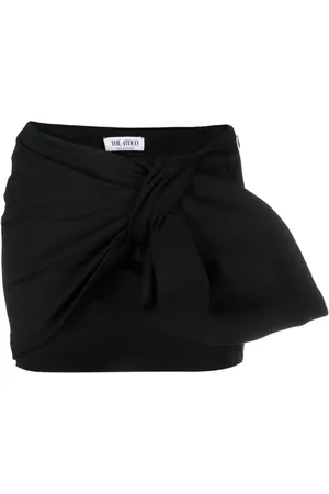 The Attico Daiki tie-knit mini skirt