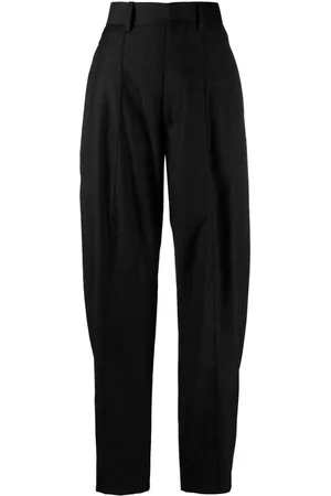 Isabel Marant Sopiavea plaid-check tapered trousers