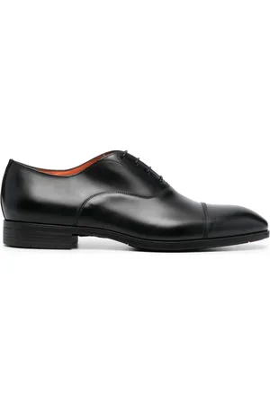 santoni Leather Oxford shoes
