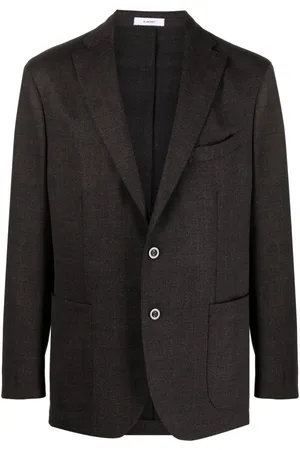 Boglioli Virgin-wool single-breasted blazer