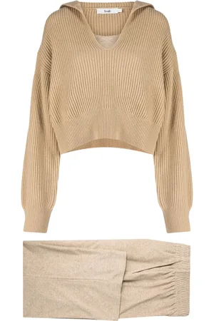 B+AB Ribbed-knit two-piece set