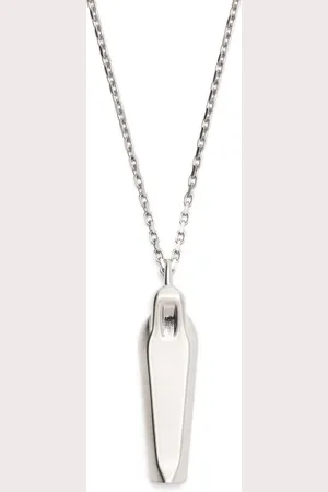 Rick Owens Logo-engraved Sarcophagus Charm necklace