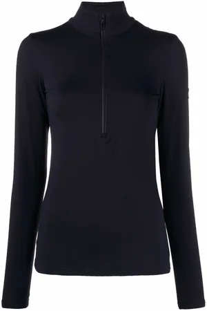 Fusalp Logo-patch zip-fastening top