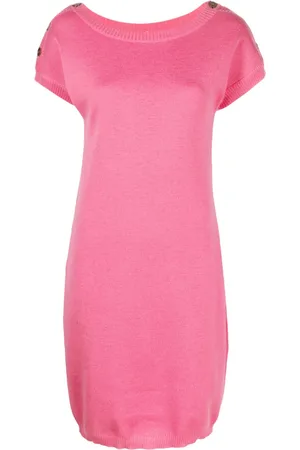 Saint Laurent Short-sleeve knitted dress