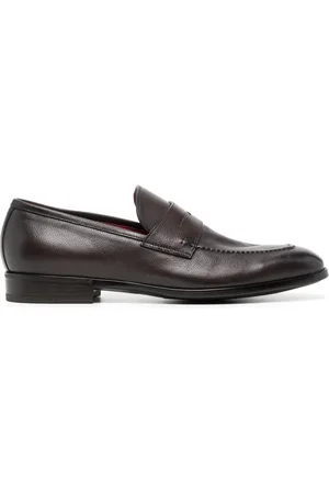 Neil Barrett Penny-slot leather loafers