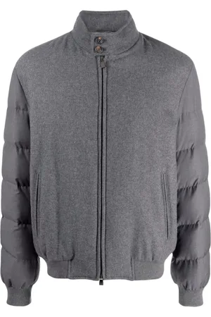 corneliani High-neck padded bomber jacket